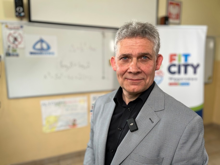 Tomasz Wierzchowski z liceum w Węgorzewie rozwiązuje dla Was maturalne zadania z matematyki /Michał Dukaczewski /RMF FM