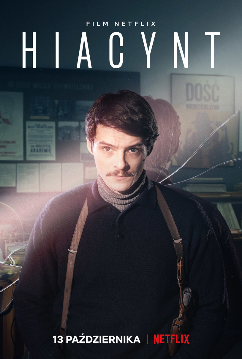 Tomasz Ziętek na plakacie filmu "Hiacynt" /Netflix /materiały prasowe