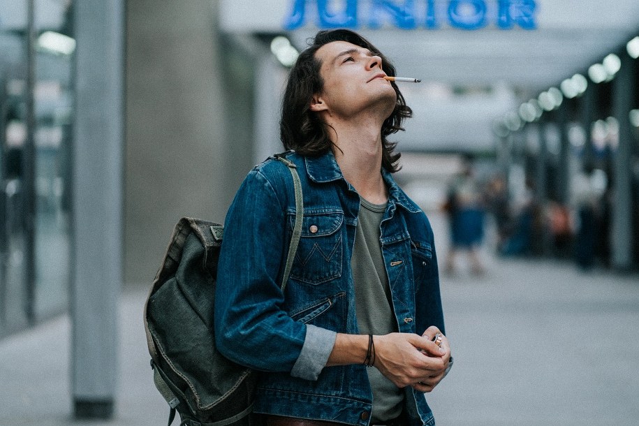 Tomasz Ziętek na planie "Żeby nie było śladów" /Łukasz Bąk/Kino Świat /materiały promocyjne