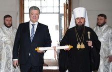 Tomos o autokefalii w Soborze Mądrości Bożej w Kijowie