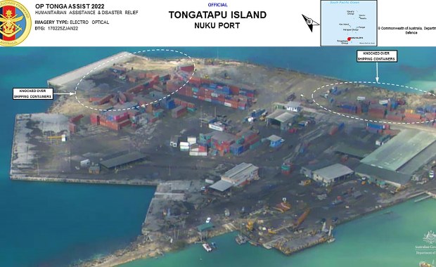 Tonga: Wybuch wulkanu przerwał kabel łączący wyspę ze światem