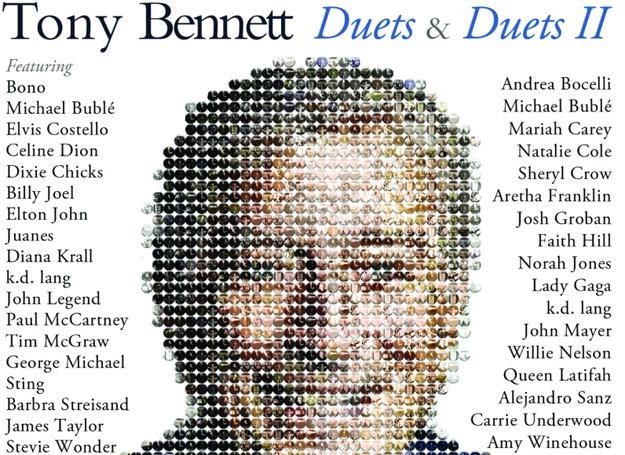 Tony Bennett nagrywał duety z wieloma gwiazdami /