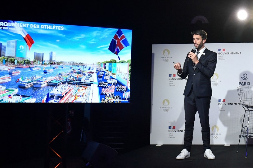 Tony Estanguet prezentuje plany organizatorów igrzysk 2024 w Paryżu /AFP