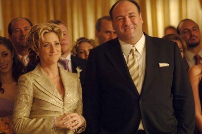 Tony Soprano z żoną /