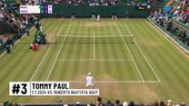 TOP 3 akcji dnia na kortach Wimbledonu. WIDEO