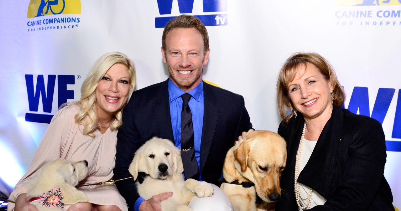 Tori Spelling, Ian Ziering, Gabrielle Carteris /Jerod Harris /Getty Images