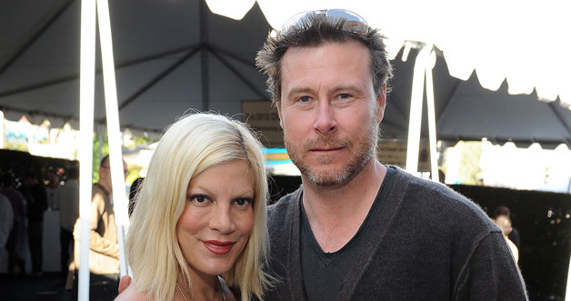 Tori Spelling z mężem /Michael Kovac /Getty Images