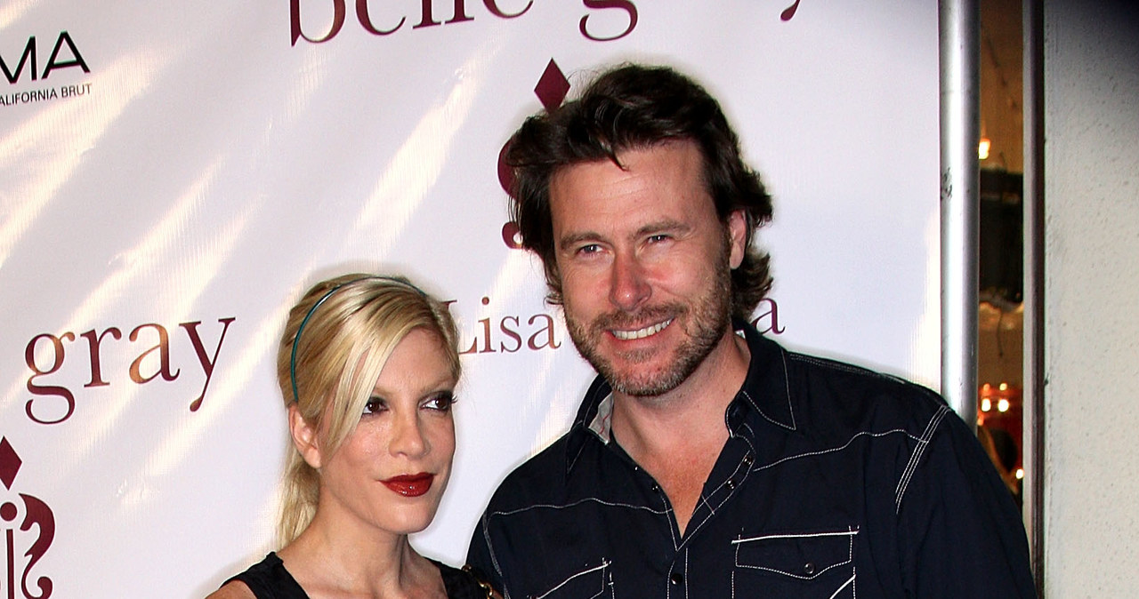 Tori Spelling z mężem /Frederick M. Brown /Getty Images