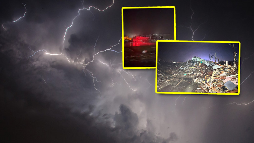 Tornado doprowadziło do potężnych zniszczeń w USA. Nie żyją 23 osoby /Twitter/BNODesk/InfosFrancaises /pixabay.com