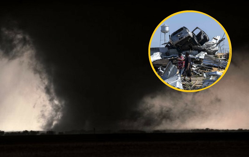 Tornado o sile F-5 potrafi mieć prędkość wirującego powietrza przekraczającą 500 km/h. Wtedy niszczy wszystko na swojej drodze. /East News