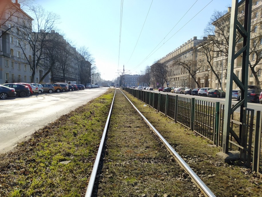 Torowisko na al. Solidarności, które ma być wyremontowane /Przemek Błaszczyk /RMF MAXX