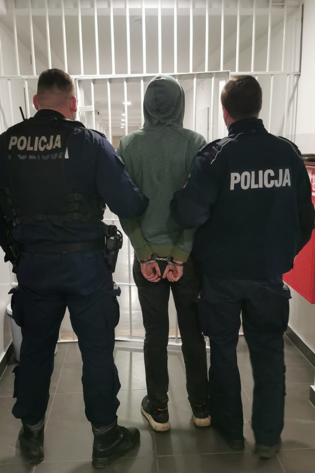 Toruńscy policjanci zatrzymali 21-letniego mieszkańca Torunia /Policja /
