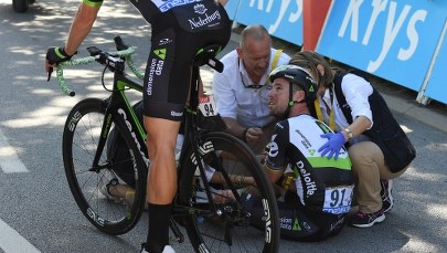 Tour de France: Cavendish wycofał się. Ma złamaną łopatkę