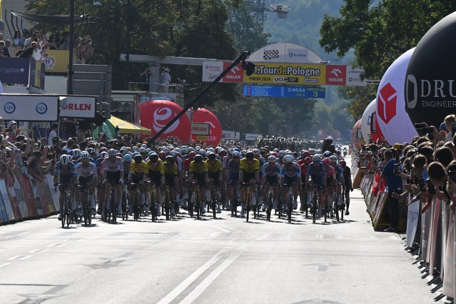 Tour de Pologne w Krakowie w 2024 roku /Art Service /PAP