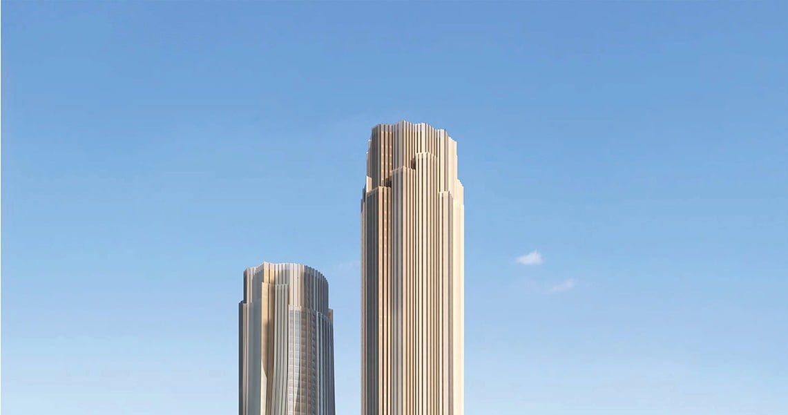 Tower C /ZAHA HADID ARCHITECTS /materiał zewnętrzny