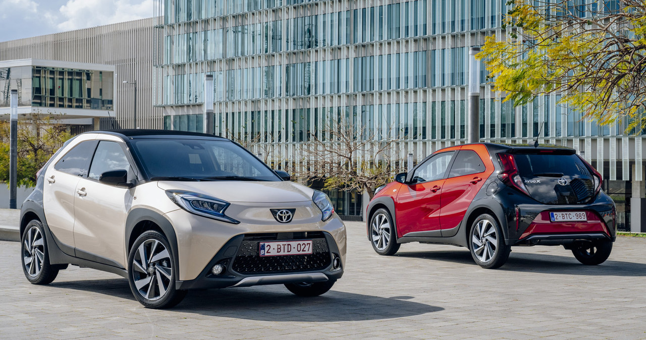 Toyota Aygo X zwraca uwagę swoją prezencją w stylu crossovera /materiały promocyjne