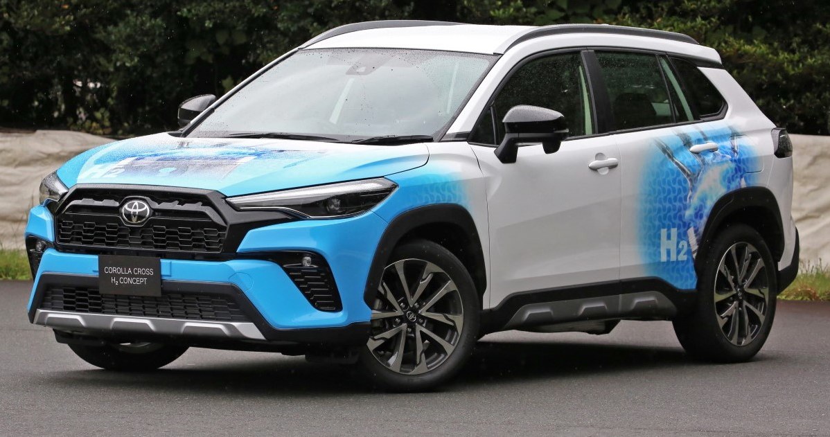 Toyota Corolla Cross H2 Concept posiada silnik spalinowy zasilany wodorem. /Toyota /materiały prasowe