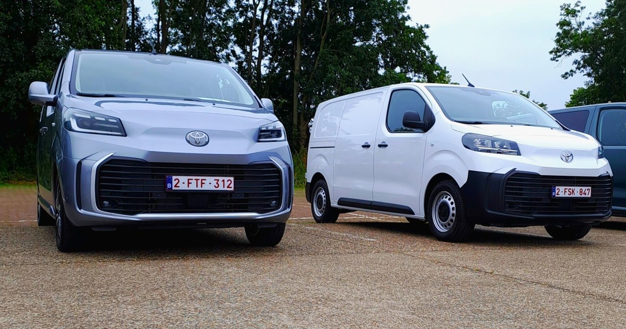 Toyota ma powody do zadowolenia, jeśli chodzi o sprzedaż samochodów dostawczych. /Maciej Olesiuk /INTERIA.PL