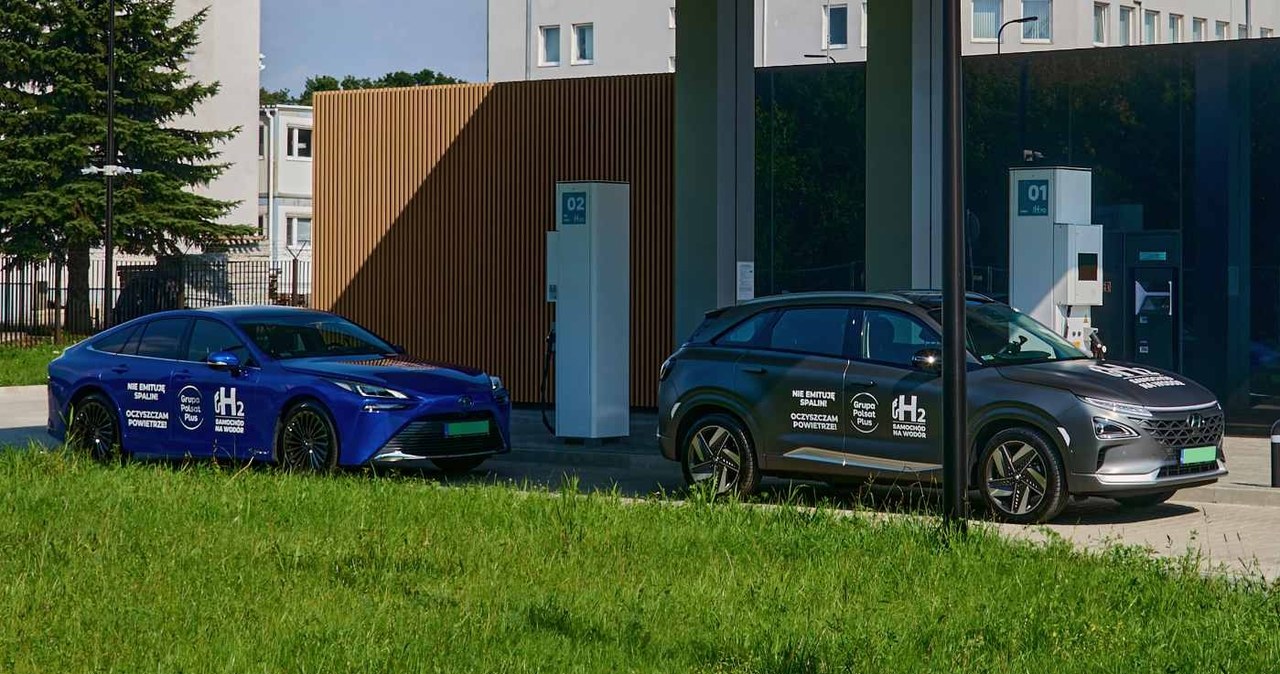 Toyota Mirai i Hyundai Nexo to dwa modele z wodorowej floty Grupy Polsat Plus /materiały prasowe