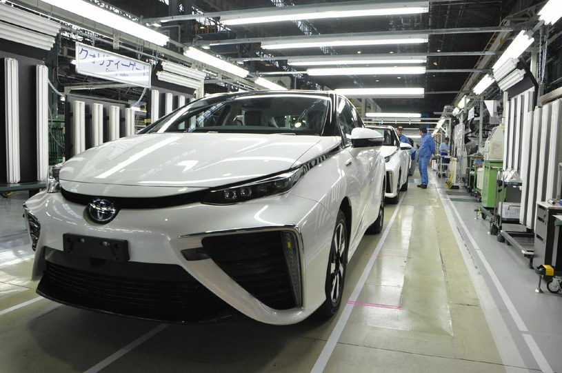 Toyota mirai na linii produkcyjnej /Informacja prasowa