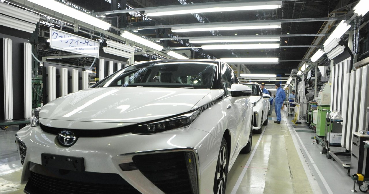 Toyota mirai na linii produkcyjnej /Informacja prasowa