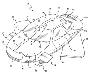Toyota patentuje rozwiązania dla latającego samochodu