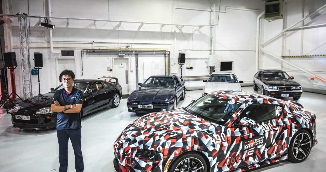 Toyota Supra i główny inżynier projektu /Informacja prasowa