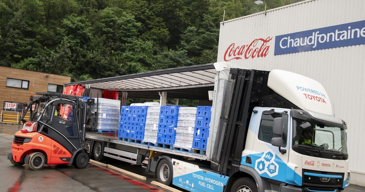 Toyota testuje ciężarówkę z napędem wodorowym. Pomoże jej Coca-Cola. /materiały prasowe