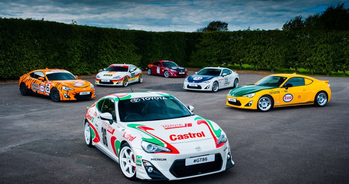 Toyoty GT86 nawiązujące do historii Toyoty w motosporcie /Informacja prasowa