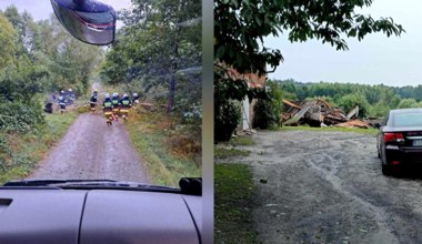Trąba powietrzna i nawałnice w Łódzkiem. Dziesiątki interwencji strażaków