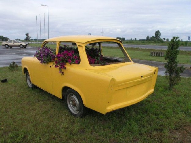 Trabant na emeryturze.