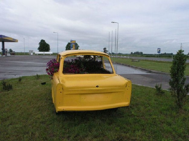 Trabant na emeryturze.
