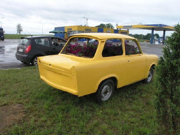 Trabant na emeryturze.
