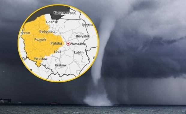 Trąby wodne na Bałtyku, burze i silny wiatr. IMGW ostrzega