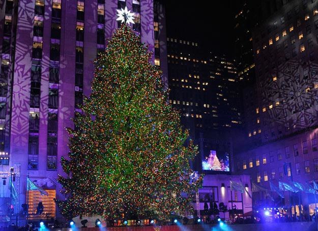 Tradycyjna choinka w Nowym Jorku już oświetlona. Święta coraz bliżej! - fot. Stephen Lovekin /Getty Images/Flash Press Media