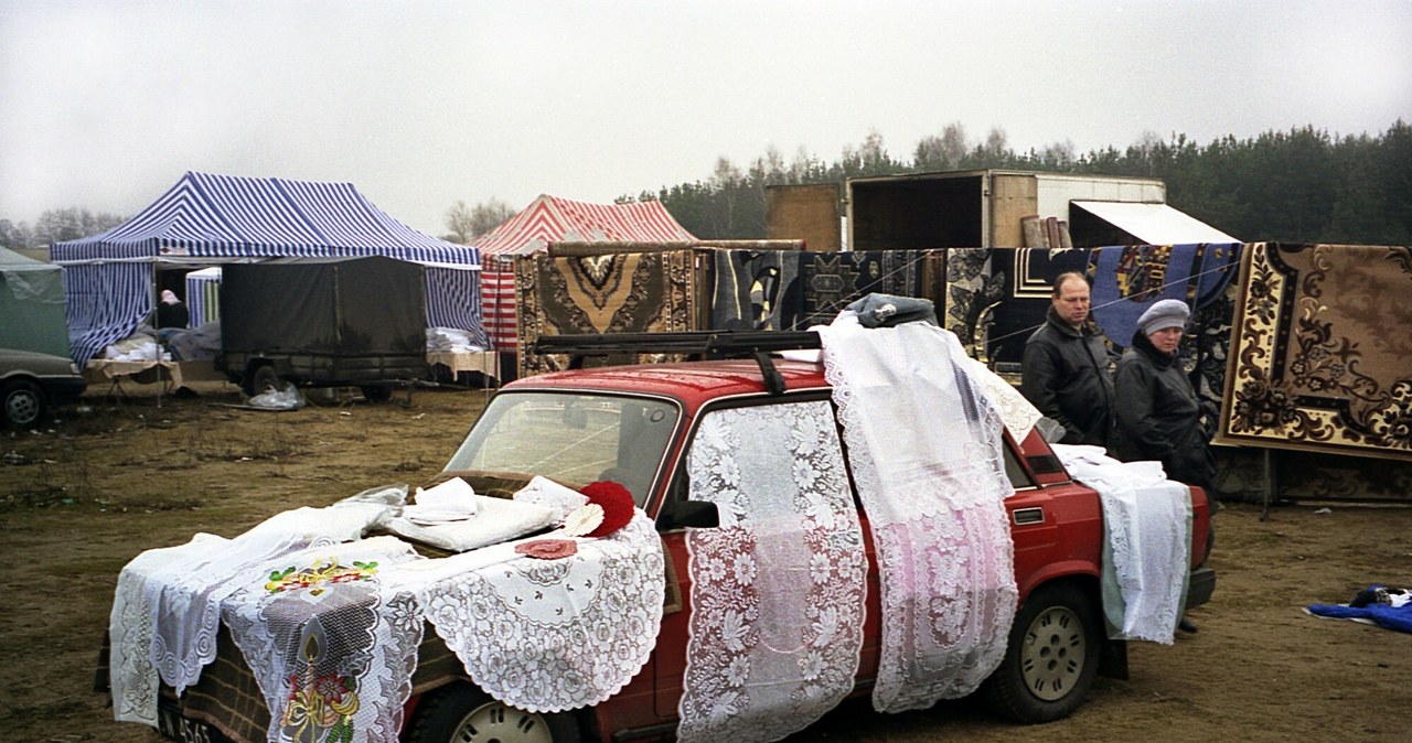 Tradycyjny jesienny jarmark na świętego Marcina, Myszyniec, 1994 /Krzysztof Chojnacki /East News