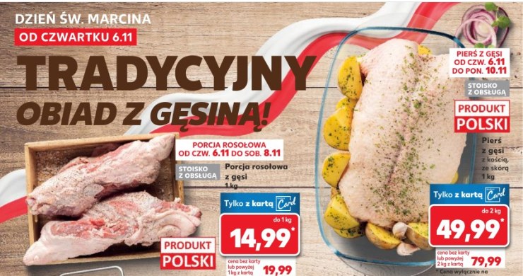 Tradycyjny obiad z gęsina w Kaufland! /Kaufland /INTERIA.PL