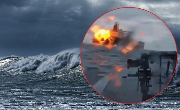 Trafiony niezatopiony. Ukraińcy znowu polują na morzu