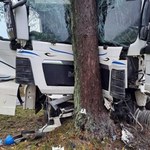 Tragedia koło Kraśnika. Nie żyje kierowca ciężarówki