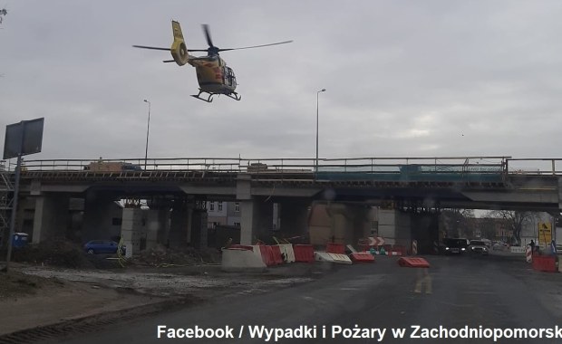 Tragedia na budowie trasy S3. Pracownika przygniotła betonowa płyta