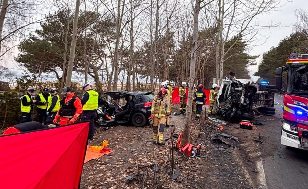 Tragedia na drodze na Hel. Nie żyje kobieta