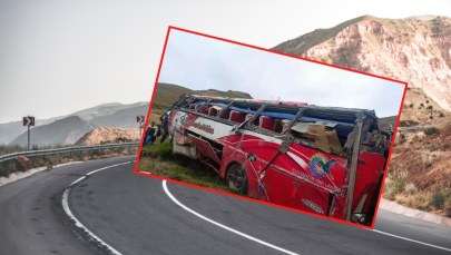 Tragedia na górskiej trasie w Ekwadorze. Autobus runął do wąwozu [NAGRANIE]