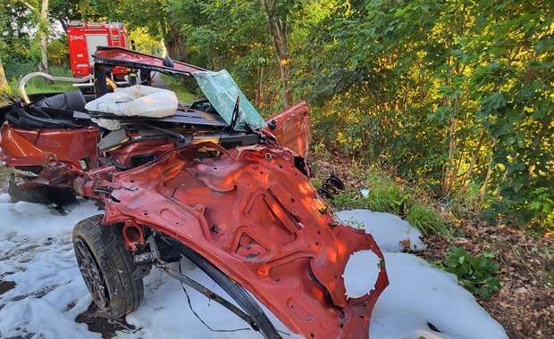 Tragedia na Pomorzu. 16-letni kierowca wjechał w drzewo