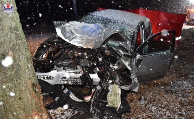 Tragedia na prostym odcinku drogi. 30-latek zginął na miejscu