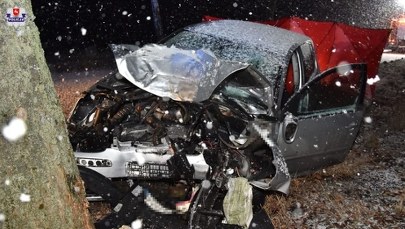 Tragedia na prostym odcinku drogi. 30-latek zginął na miejscu