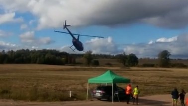 Tragedia na Rajdzie Lipawy. Rozbił się helikopter, zginął Polak