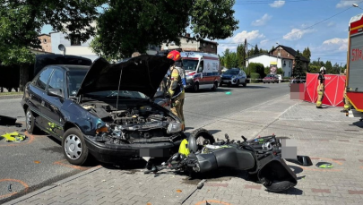 Tragedia na Śląsku. Nie żyje 52-letni motocyklista