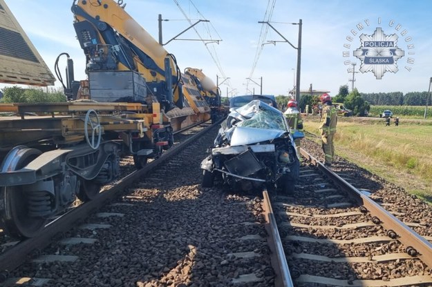 Tragedia na torach w Sierakowie Śląskim /Śląska policja /