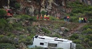 Tragedia na Wyspach Kanaryjskich. Autobus spadł z 10 metrów