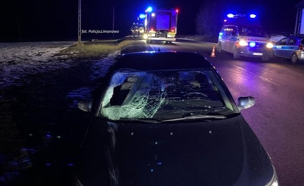 Tragedia pod Limanową. Samochód śmiertelnie potrącił znanego biegacza